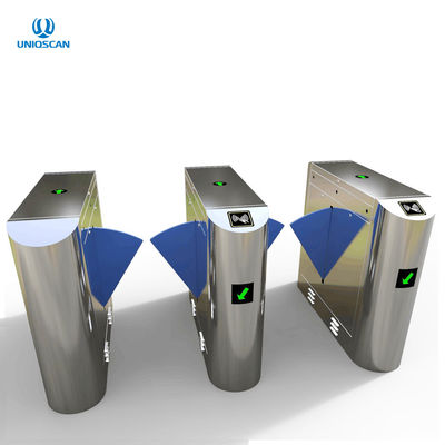 torniquetes de los sistemas automáticos de la puerta de la barrera de la aleta del sensor de 0.2s IR para al aire libre interior